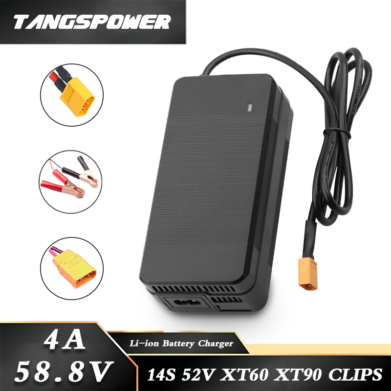 Electric Scooter Charger - 58.8V 4A Lithium Battery Charger For